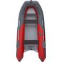 Лодка РИБ (RIB) STEL R-375, красный/графит, накладки на рундук и банки, защита киля, корпус графит