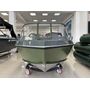 Моторная лодка, Неман 450 DCM PRO, зелёно-серая