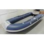 Надувная лодка ПВХ Compas 400 НДНД, светло-серый/синий