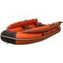 Надувная лодка ПВХ Абакан 380 Jet, фальшборт, оранжевый/черный, SibRiver