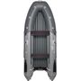 Надувная лодка ПВХ, Адмирал 375 S НДНД,  роульс, рым, серый