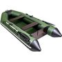 Надувная лодка ПВХ, АКВА 2800, зеленый/черный