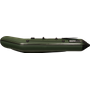 Надувная лодка ПВХ, АКВА 3200 слань-книжка киль, зеленый/черный