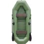 Надувная лодка ПВХ, АКВА-ОПТИМА 280, зеленый