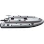 Надувная лодка ПВХ Allaska Drive 360 Lux, фальшборт, серый двухцветный, SibRiver