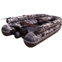 Надувная лодка ПВХ Allaska-Drive 360 Lux, фальшборт, камуфляж серый, SibRiver
