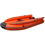 Надувная лодка ПВХ Allaska-Tonna 470 Lux, фальшборт, красный/черный, SibRiver