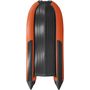 Надувная лодка ПВХ, AZIMUT Cyclone 435 НДНД, оранжевый/черный