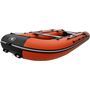 Надувная лодка ПВХ, AZIMUT Cyclone 435 НДНД, оранжевый/черный