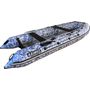 Надувная лодка ПВХ, AZIMUT Everest Light 405 НДНД, камуфляж лёд