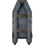 Надувная лодка ПВХ, Барс 3400 НДНД, графит/черный