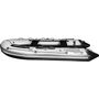 Надувная лодка ПВХ, Grace Wind 380 НДНД, бело-серый