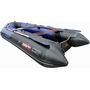 Надувная лодка ПВХ, Хантер 370 Про Спорт НДНД, синий/карбон