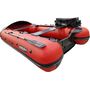 Надувная лодка ПВХ, Хантер 370 Трэвел НДНД, красный