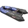 Надувная лодка ПВХ, Хантер 400 Про Спорт НДНД, синий/карбон