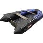 Надувная лодка ПВХ, Хантер 400 Про Спорт НДНД, синий/карбон