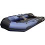 Надувная лодка ПВХ, Хантер 400 Про Спорт НДНД, синий/карбон