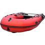 Надувная лодка ПВХ, Хантер 420 Про НДНД, красный/черный