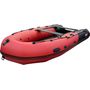 Надувная лодка ПВХ, Хантер 420 Про НДНД, красный/черный