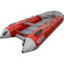 Надувная лодка ПВХ, HYDRA NOVA 365 НДНД, красный-св.серый, LUX, (PC)