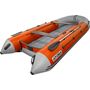Надувная лодка ПВХ, HYDRA NOVA Plus 380 НДНД, оранжевый-св.серый, PRO, (PC)