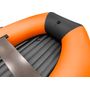 Надувная лодка ПВХ, Навигатор 350Lite НДНД, оранжевый-черный, FORZA