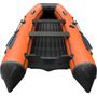 Надувная лодка ПВХ, ORCA 305 НДНД, оранжевый/черный