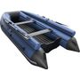 Надувная лодка ПВХ, ORCA 400F НДНД, фальшборт, темно-серый/синий