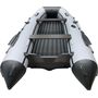 Надувная лодка ПВХ, ORCA 420 НДНД, серый/черный