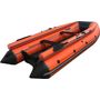 Надувная лодка ПВХ, ORCA 420F НДНД, фальшборт, оранжевый/серый