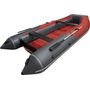 Надувная лодка ПВХ, ORCA 420GT НДНД, красный/темно-серый