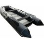 Надувная лодка ПВХ, ORCA 420GTF НДНД, фальшборт, серый/черный
