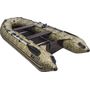 Надувная лодка ПВХ, Ривьера Компакт 3400 СК камуфляж темный камыш