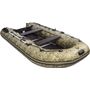 Надувная лодка ПВХ, Ривьера Компакт 3400 СК камуфляж темный камыш