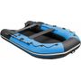 Надувная лодка ПВХ, Ривьера Компакт 3800 НДНД Комби, синяя волна/черный