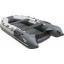 Надувная лодка ПВХ, Ривьера Компакт 3800 НДНД Комби, светло-серый/графит
