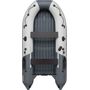 Надувная лодка ПВХ, Ривьера Компакт 3800 НДНД Комби, светло-серый/графит