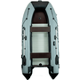 Надувная лодка ПВХ, RiverBoats RB 410, AL, черно-серый