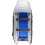 Надувная лодка ПВХ, Шерпа 430К, килевая, серая