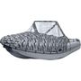 Надувная лодка ПВХ, Шерпа 500 JET, усиление транца, разъемный транец, тент, серый
