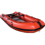 Надувная лодка ПВХ, SOLAR-380 Jet tunnel, красный