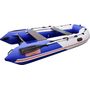 Надувная лодка ПВХ, STELS 315 Аеро НДНД, синий/белый