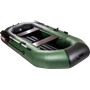 Надувная лодка ПВХ, Таймень NX 270 НД Комби, зеленый/черный