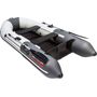 Надувная лодка ПВХ, Таймень NX 2850 слань-книжка киль Комби светло-серый/графит