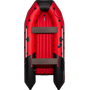 Надувная лодка ПВХ, Таймень NX 3400 НДНД PRO, красный/черный