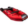 Надувная лодка ПВХ, Таймень NX 3400 НДНД PRO, красный/черный