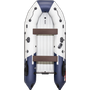 Надувная лодка ПВХ, Таймень NX 3400 НДНД PRO, светло-серый/синий
