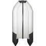 Надувная лодка ПВХ, Таймень NX 3600 НДНД PRO, светло-серый/графит