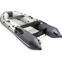 Надувная лодка ПВХ, Таймень NX 3800 НДНД PRO, бронь, светло-серый/графит