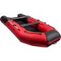 Надувная лодка ПВХ, Таймень NX 4000 НДНД PRO, красный/черный